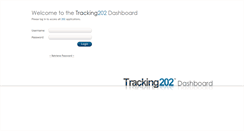 Desktop Screenshot of dashboard.tracking202.com